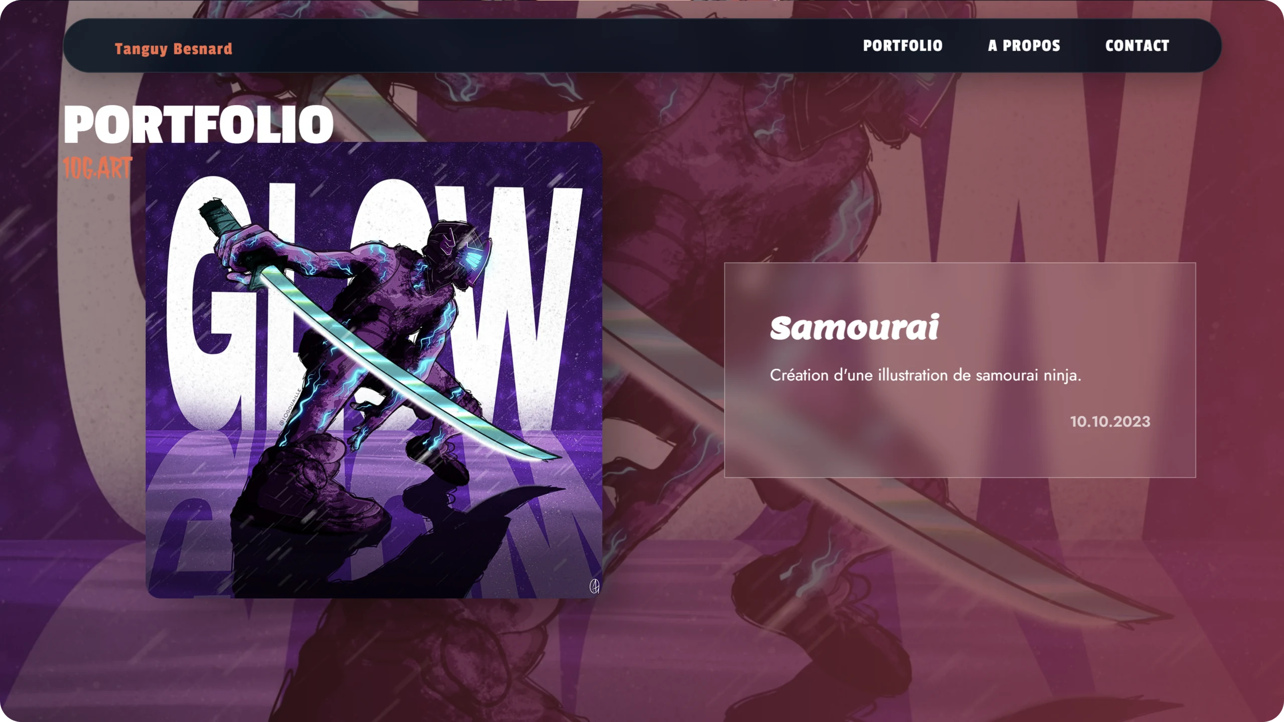 Tanguy Besnard Portfolio Screenshot 3